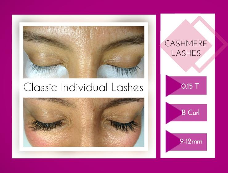 West London Lashes individual classic extensions