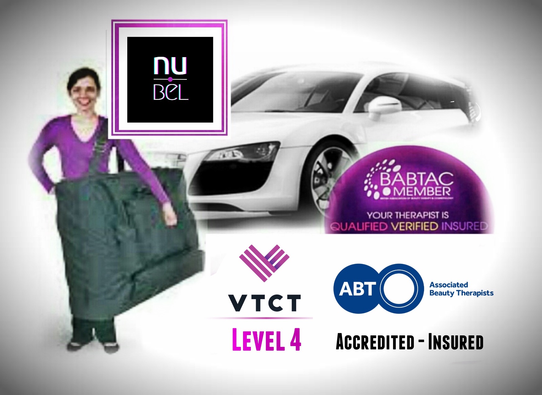 NUBEL level 4 VTCT accredited ABT insured